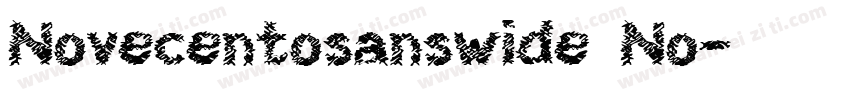 Novecentosanswide No字体转换